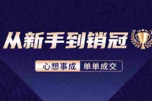 (12383期)从新手到销冠:精通客户心理学,揭秘销冠背后的成交秘籍