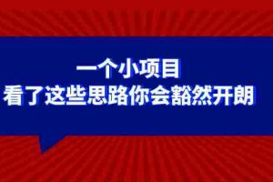 (8209期)某公众号付费文章:一个小项目,看了这些思路你会豁然开朗