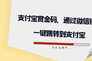 （7364期）全网首发：支付宝赏金码，通过微信链接一键跳转到支付宝