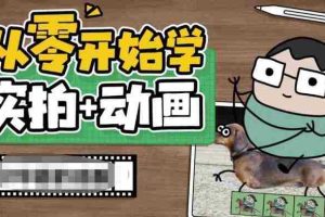 (6570期)从零开始学实拍加动画,实拍加动画创意教程(49节视频课)
