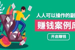 (1755期)人人可操作的副业:帮你快速赚钱的实战案例方法,简单操作月入五万